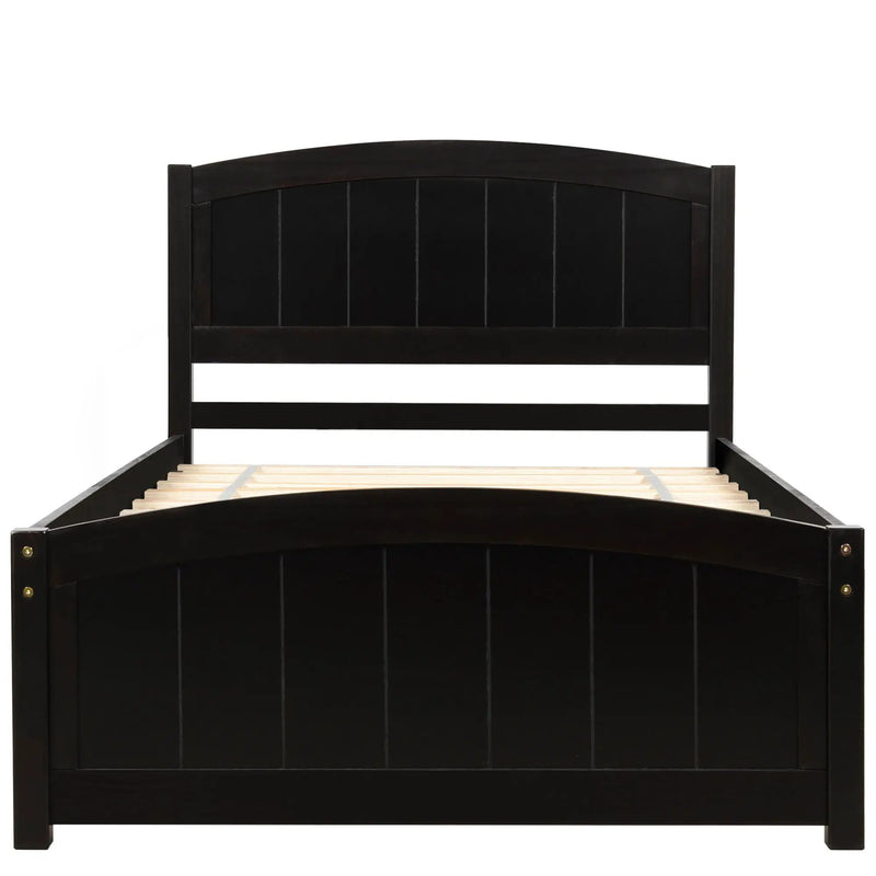 Platform Bed & Headboard, Footboard And Wood Slat Support by HouseOfZazla