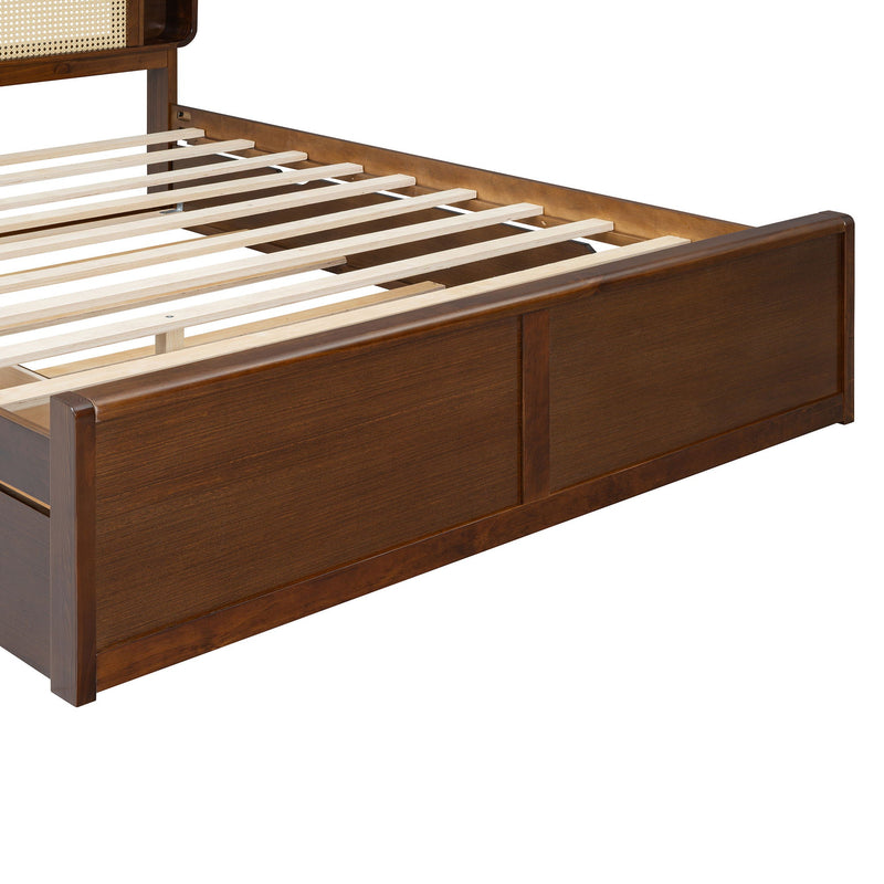 Headboard Bed With 2 Drawers And Trundle by HouseOfZazla