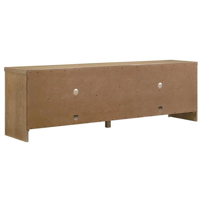 Brenham 79-inch 4-door TV Stand Media Console Washed Oak by Unique Piece Furniture