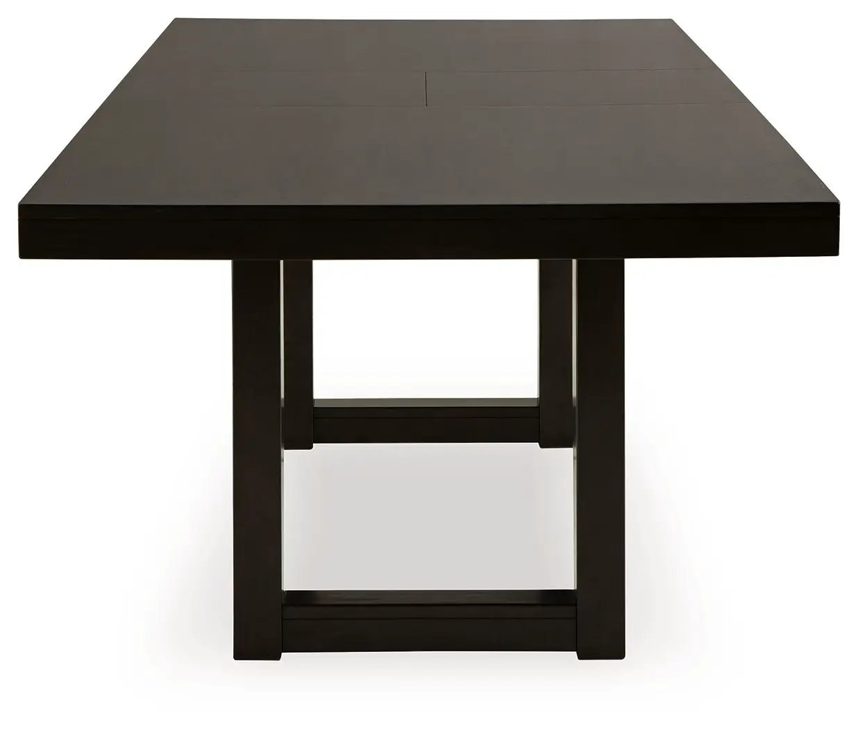 Neymorton - Rectangular Dining Room Butterfly Extension Table - Dark Grayish Brown by Unique Piece Furniture