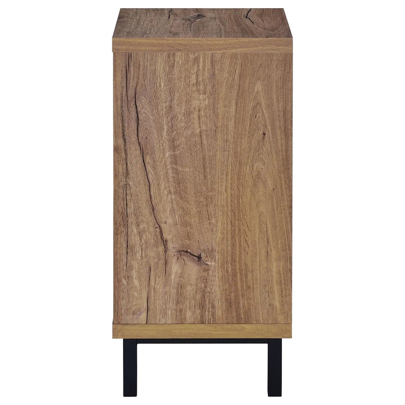Teller 1-door Entryway Shoe Storage Bench Natural Oak by Unique Piece Furniture