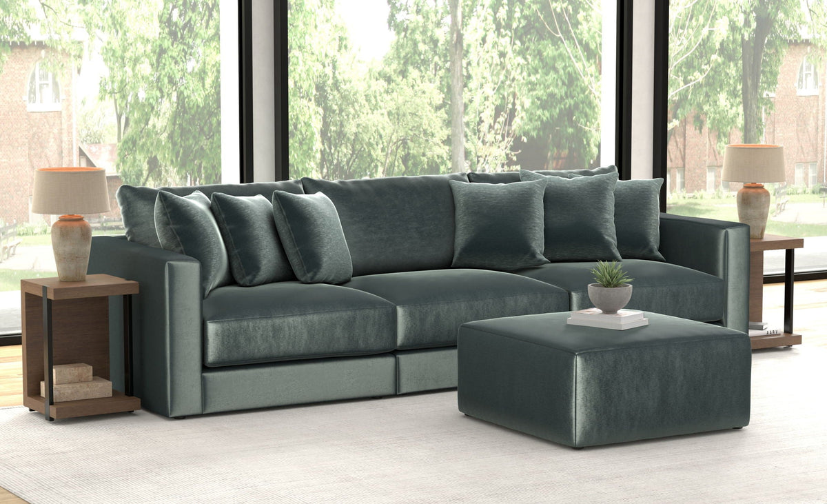 Remington - Modular Sofa And Cocktail Ottoman - Pine, photo 5 of 28