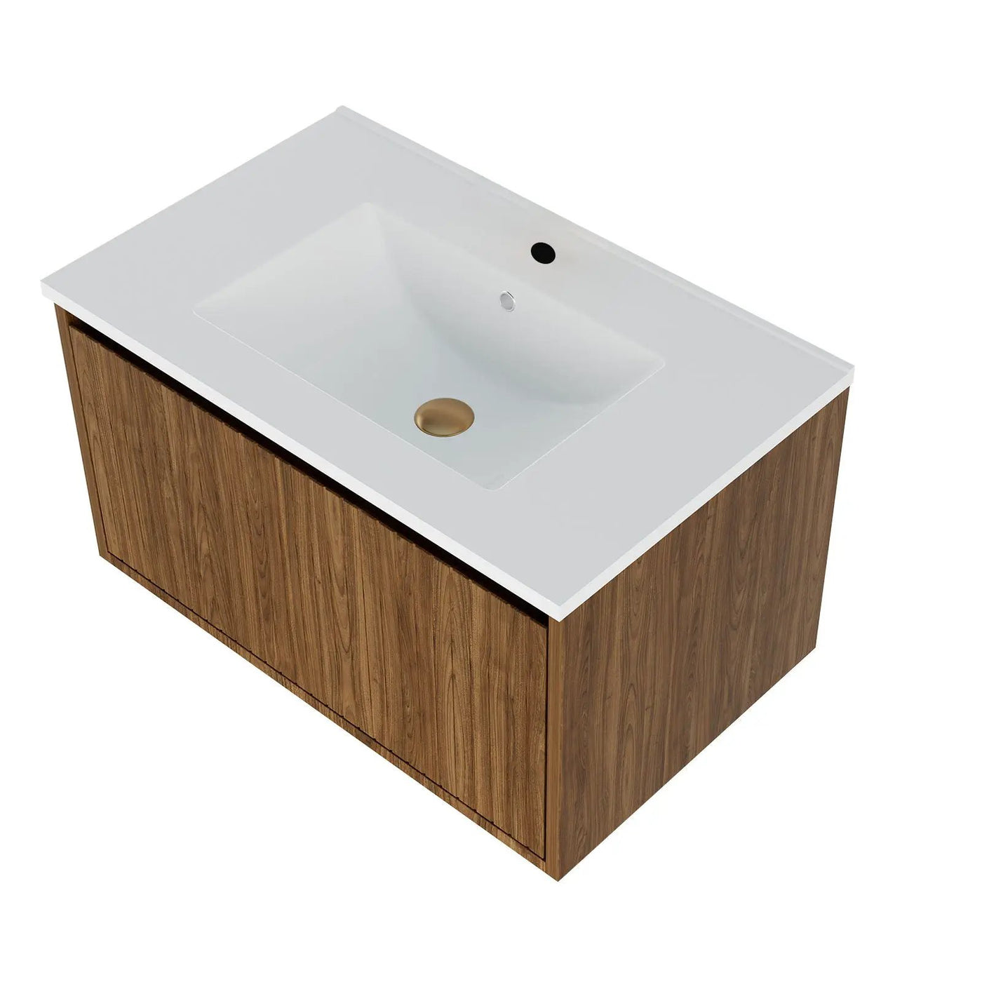 Wall Mounted Floating Bathroom Vanity With Sink And Drawers by Unique Piece Furniture