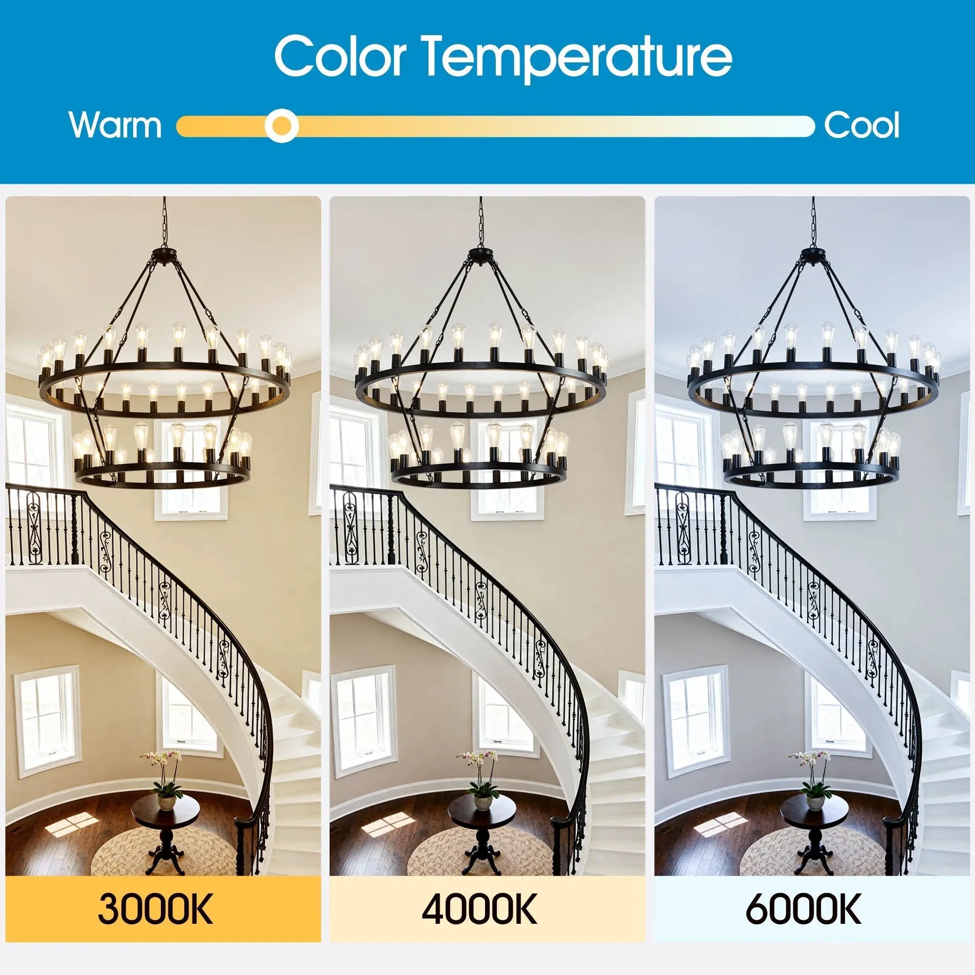 47.24 Inch Matte Black Wagon Wheel Chandelier with 36 Lights by HouseOfZazla