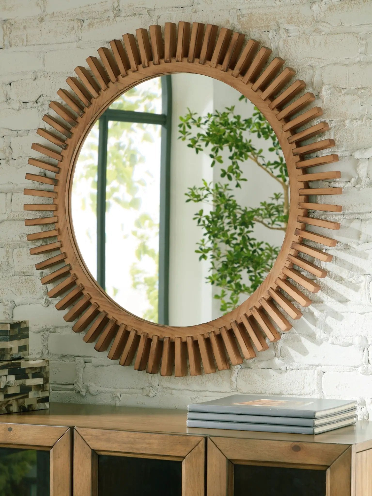 Tedwell - Accent Mirror - Brown by Unique Piece Furniture