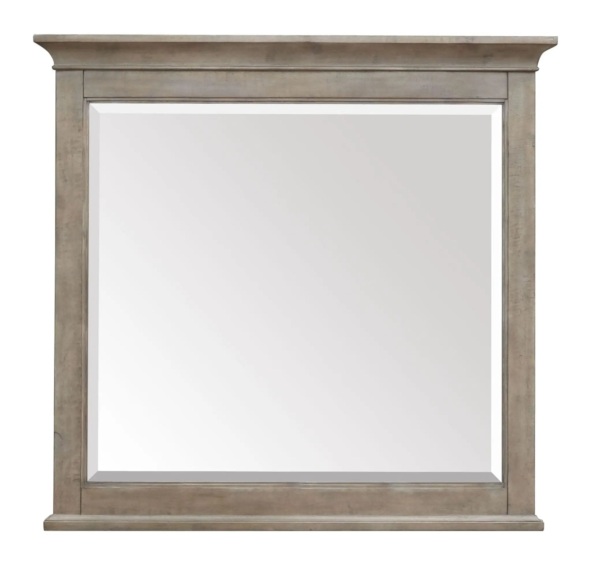 Paxton Place - Wood Landscape Mirror - Dove Tail Gray by Unique Piece Furniture