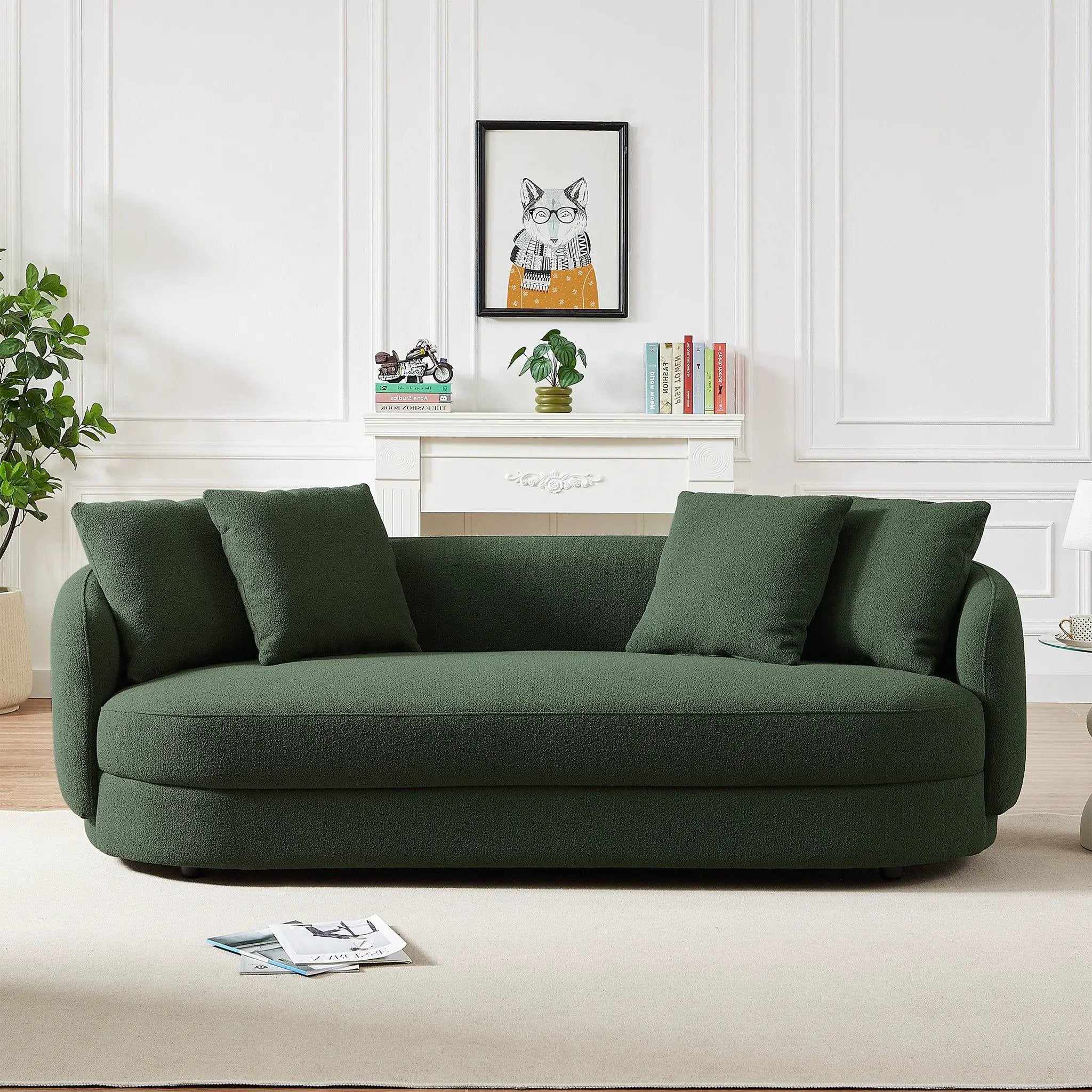 Dylan - Modern French Boucle Sofa by HouseOfZazla