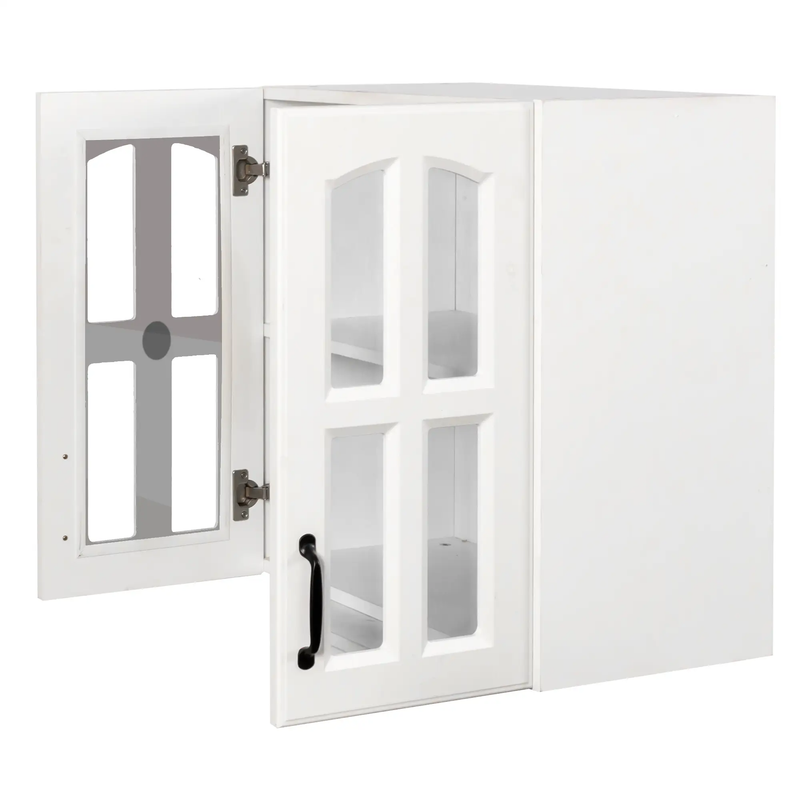 Wall Cabinet with Glass Door and Adjustable Shelves by HouseOfZazla