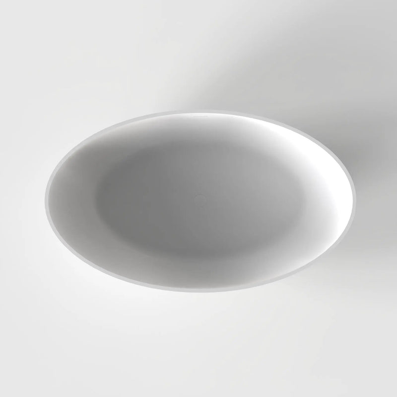 67 Inch Freestanding Solid Surface Soaking Bathtub by HouseOfZazla