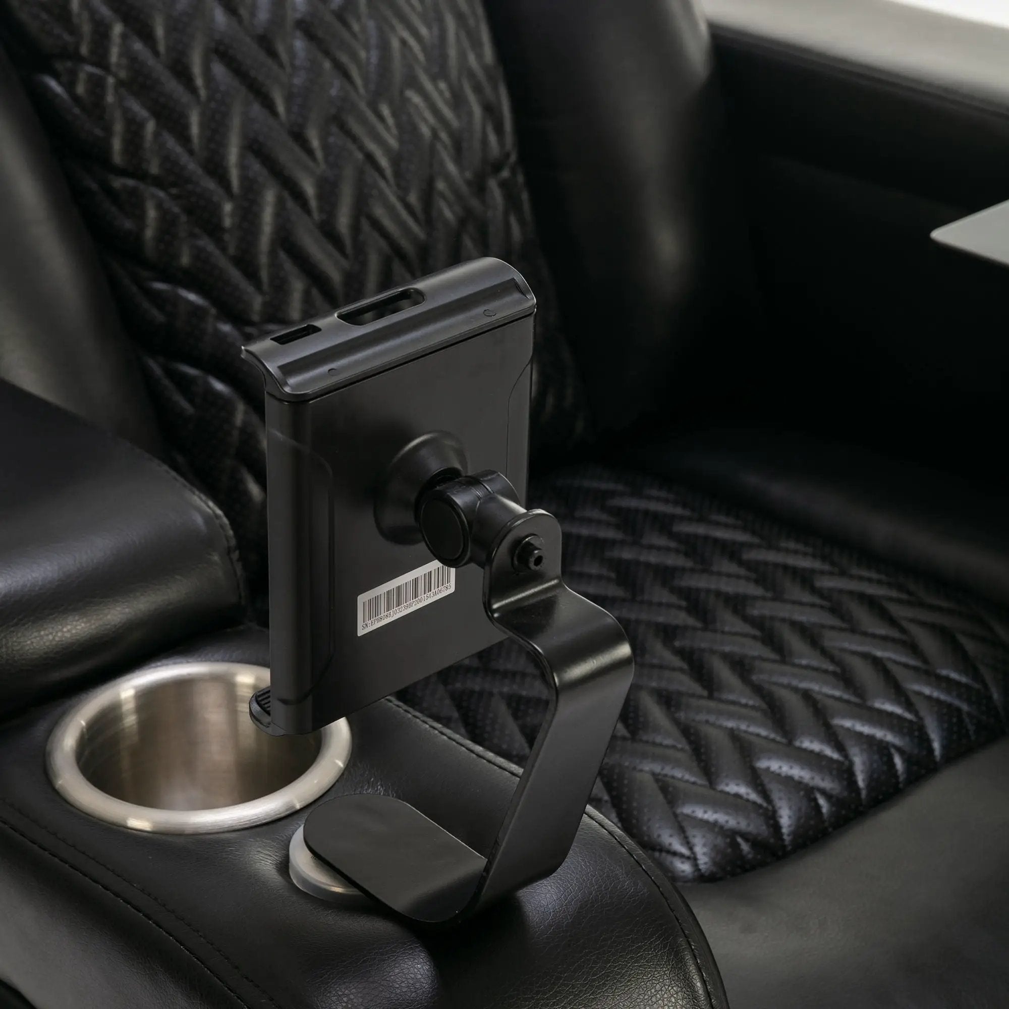 270 Degree Swivel Power Recliner With Tray Table, Phone Holder, Cup Holder, USB Port by HouseOfZazla