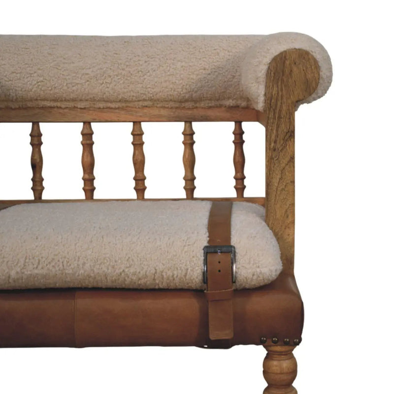Strapped Hallway Bench by HouseOfZazla