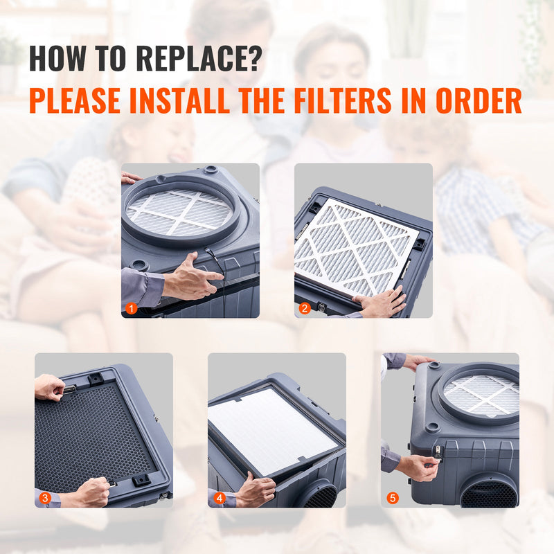 Protective Pre Filters, 5 Pack, 15.75'' x 15.75'' Air Filter Replacement by HouseOfZazla