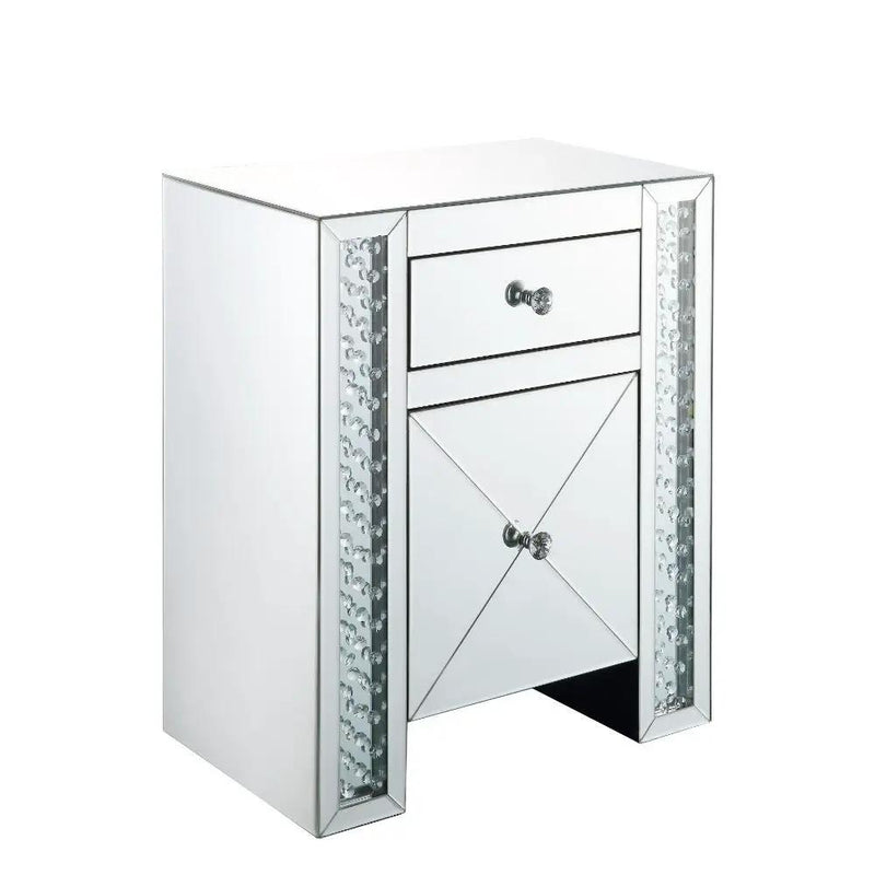 Nysa - Accent Table - Faux Crystals by Unique Piece Furniture