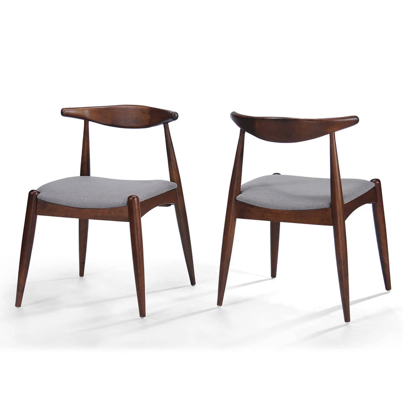 Dining Chairs With Ergonomic Backrest & Comfort Cushions (Set of 2) by HouseOfZazla
