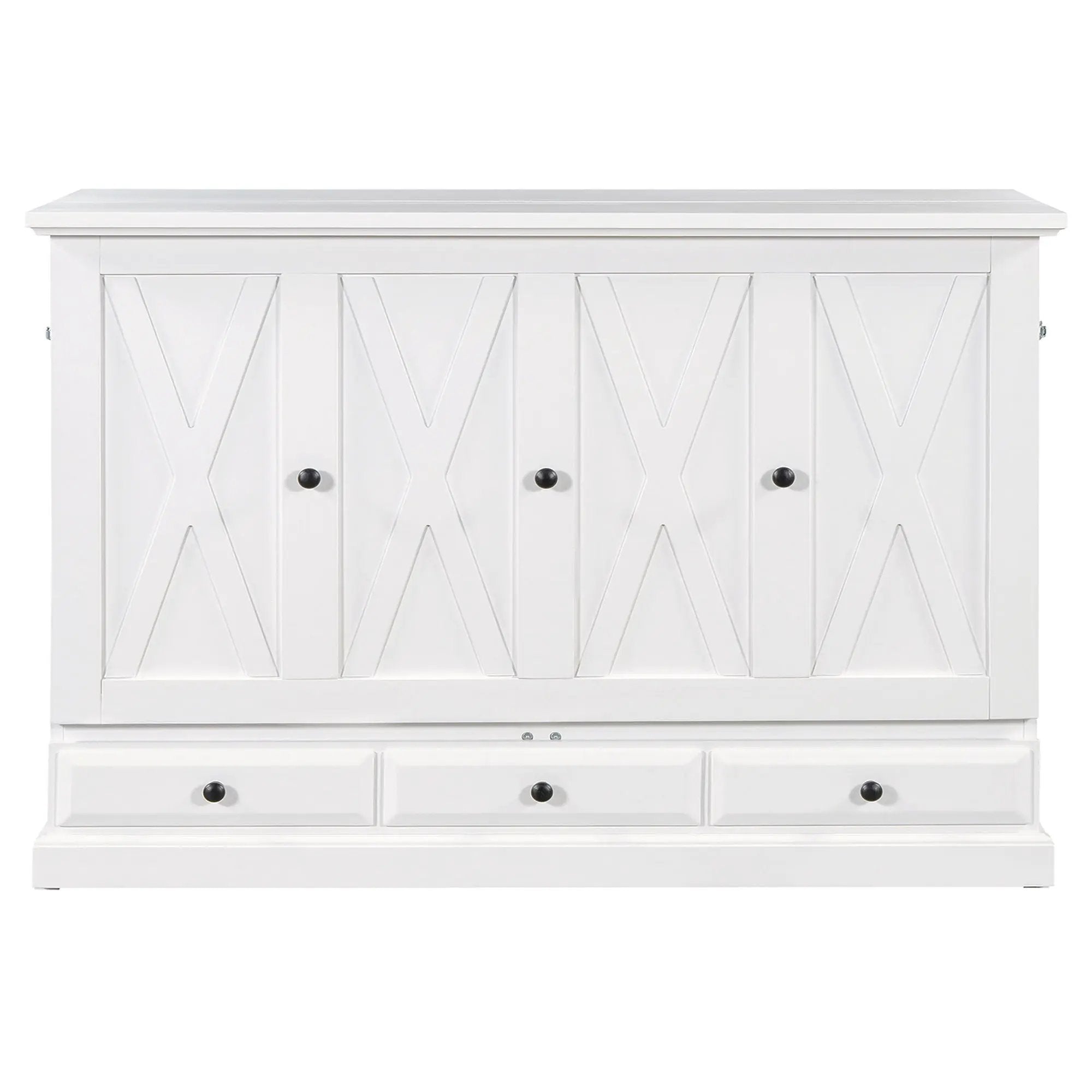 Solid Pine Murphy Bed Chest Cube Cabinet Bed With Charging Station And Large Storage Drawer For Home Office Or Small Room by HouseOfZazla
