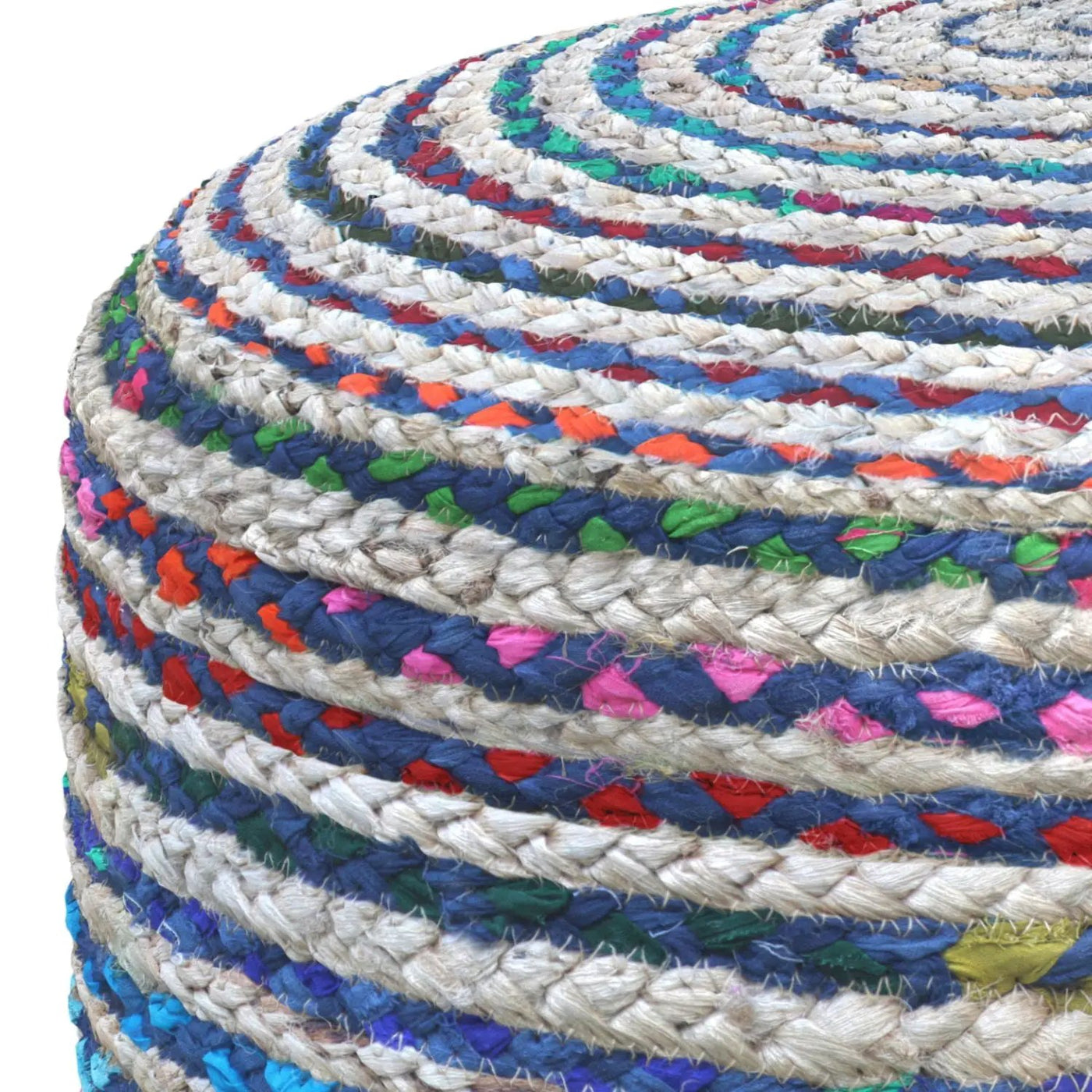 Margo - Handcrafted Round Pouf by Unique Piece Furniture