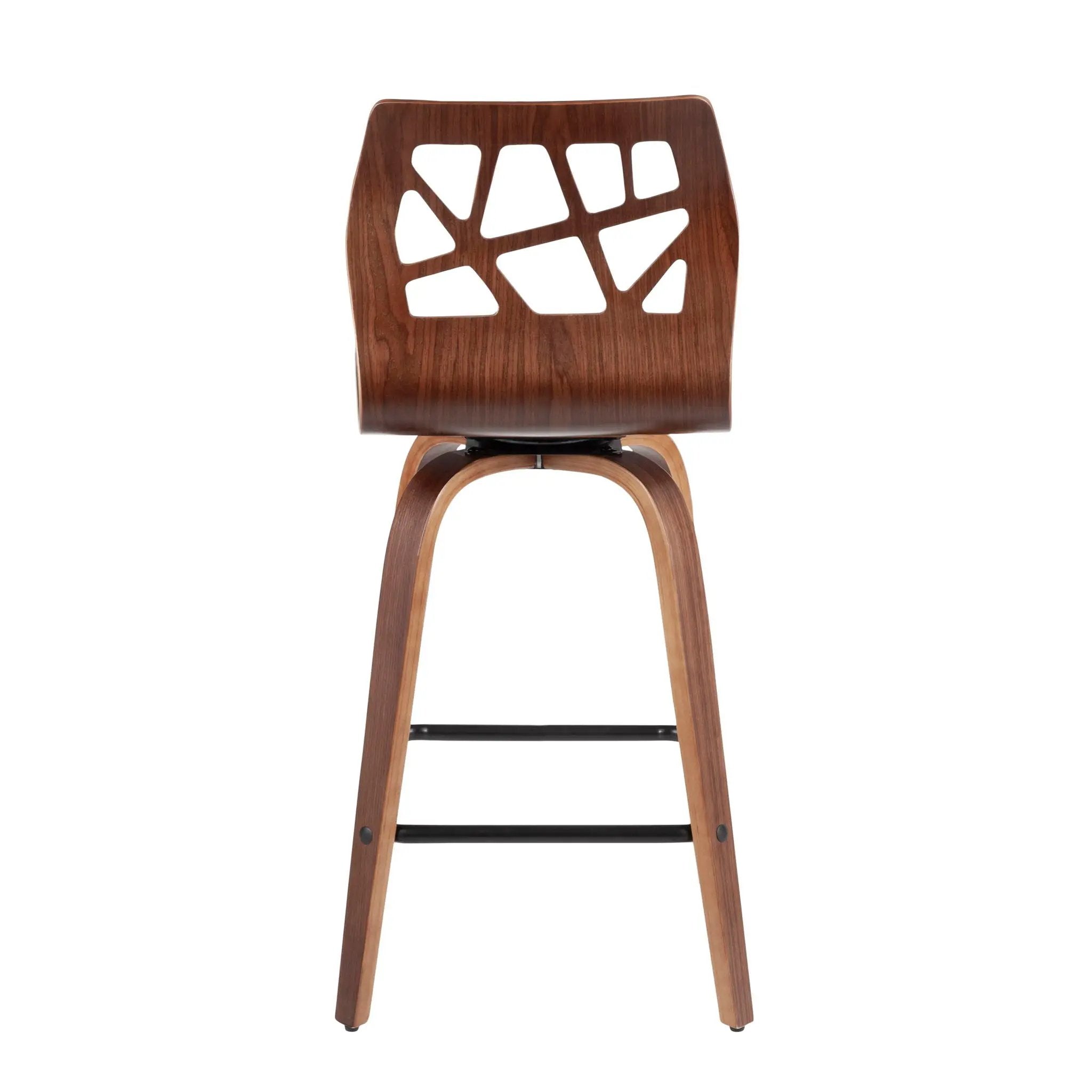 Folia - Mid Century Modern Counter Stool (Set of 2) by HouseOfZazla