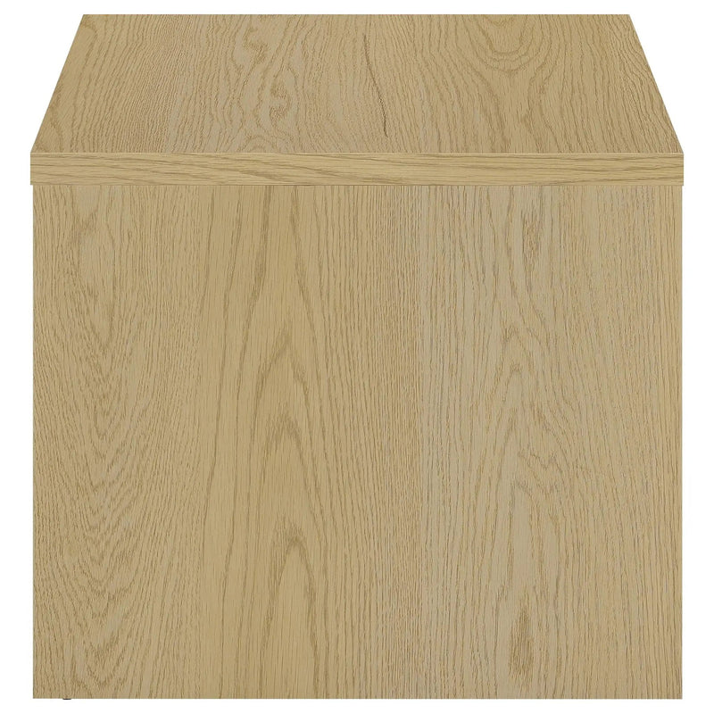 Canoga 3-piece Lift Top Cocktail Coffee Table Set Light Oak by Unique Piece Furniture