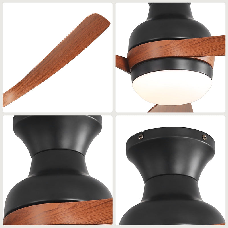 52-Inch Ceiling Fan with Lights and Reversible DC Motor by HouseOfZazla