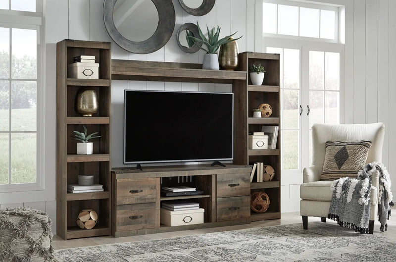 Trinell - 4-Piece Entertainment Center With 60" TV Stand by Unique Piece Furniture