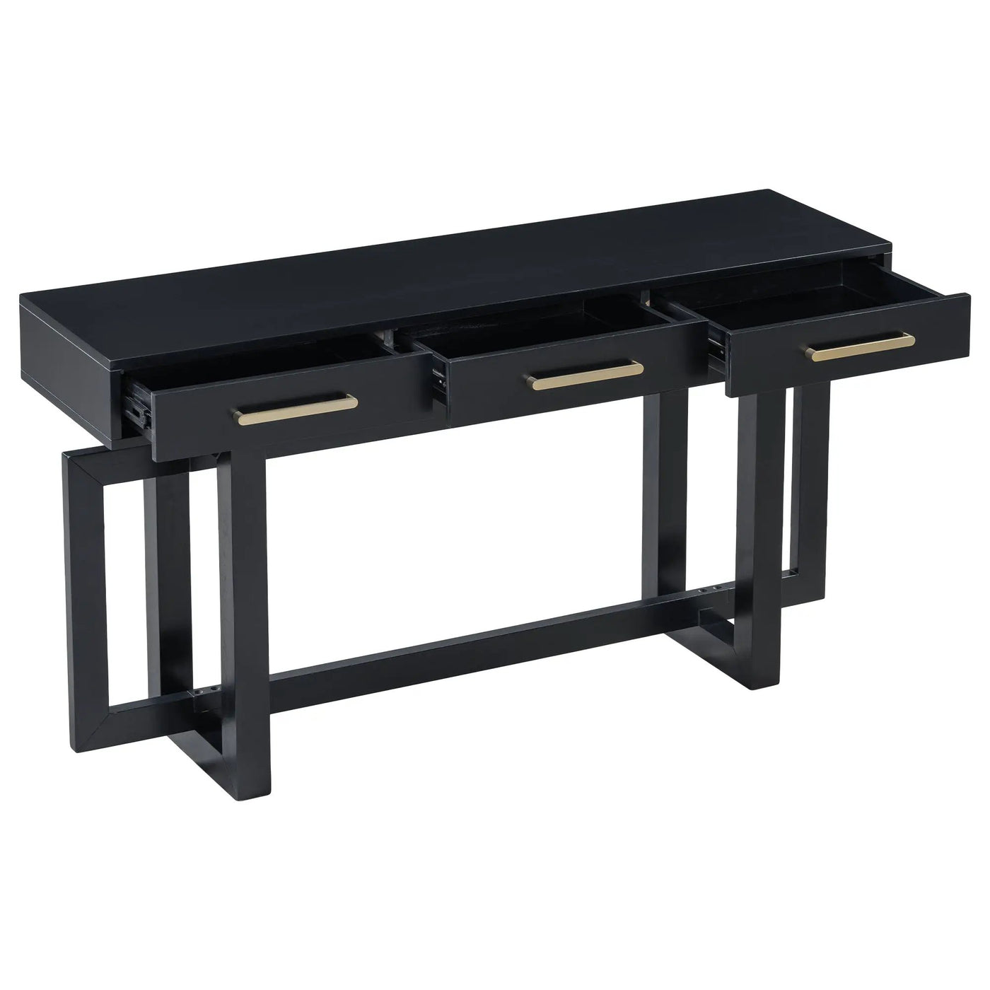 U_STYLE Elegant Console Table with Three Drawers by HouseOfZazla