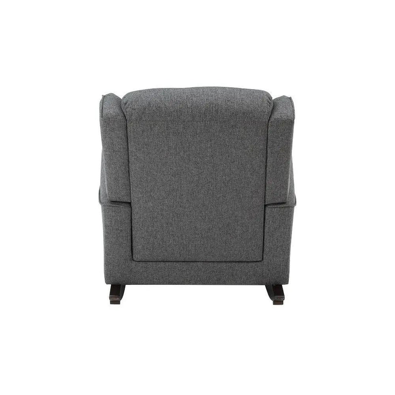Fabien - Rocking Chair - Gray Fabric by Unique Piece Furniture