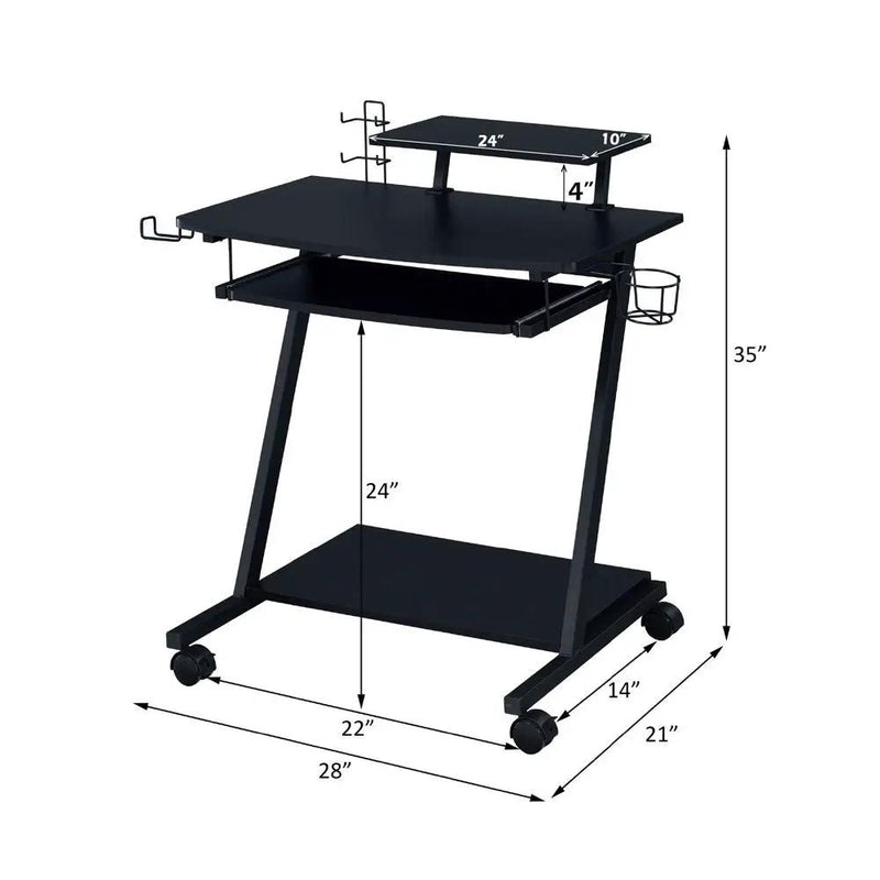 Ordrees - Gaming Desk - Black by Unique Piece Furniture