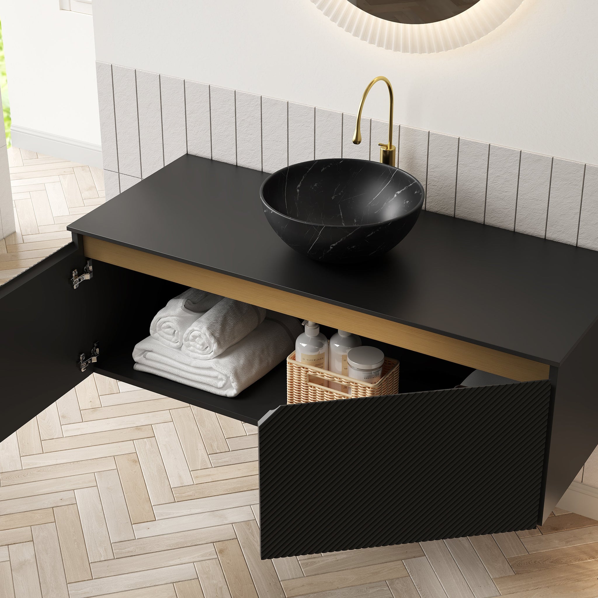 Ruben 48" Bathroom Vanity & Sink by HouseOfZazla