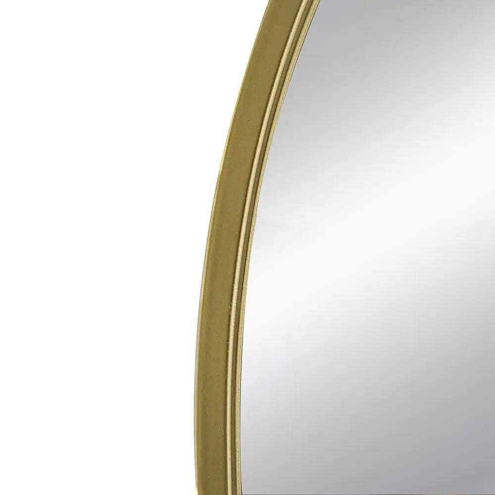 Arched Mirror With Metal Frame, Wall Mirror For Living Room Bedroom Entryway by Unique Piece Furniture