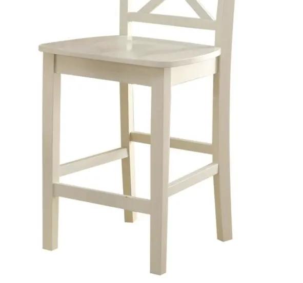Tartys - Counter Height Chair (Set of 2) - Cream by Unique Piece Furniture