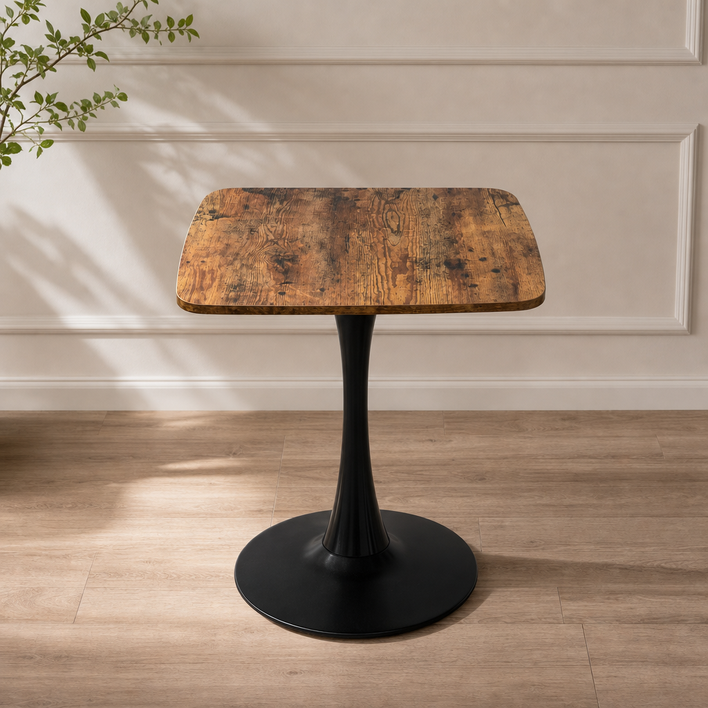 Square Dining Table - 24" Square Tulip Table with MDF Top by HouseOfZazla