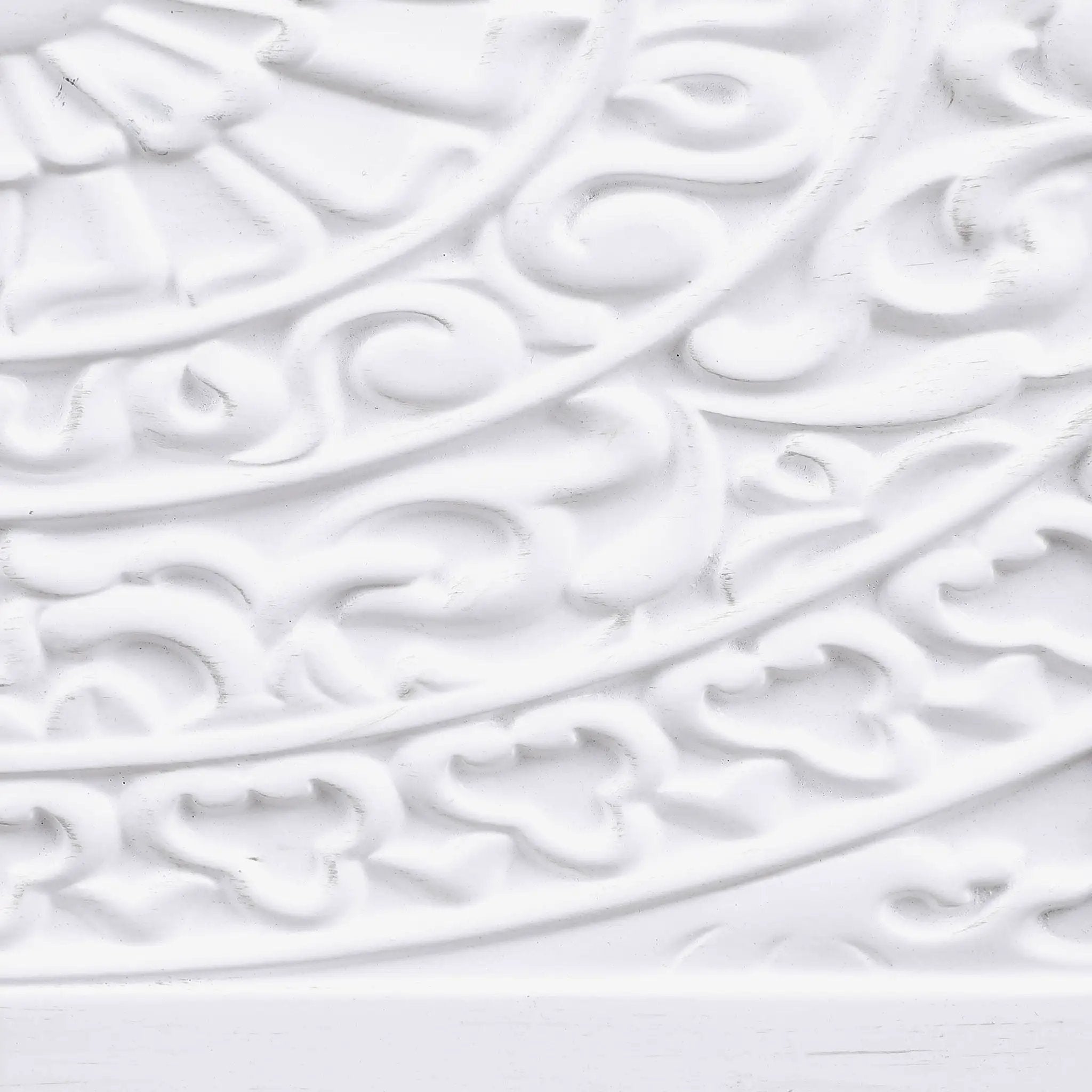 Angus - 2 Door Mandala Accent Cabinet - White by HouseOfZazla