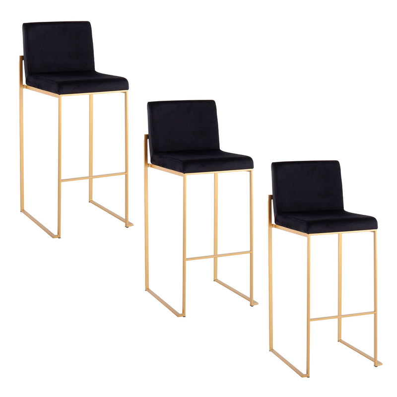 Fuji - Contemporary Design High Back Barstool by Unique Piece Furniture