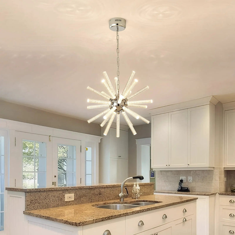 24-Light Bubble Pillar Chandelier by HouseOfZazla