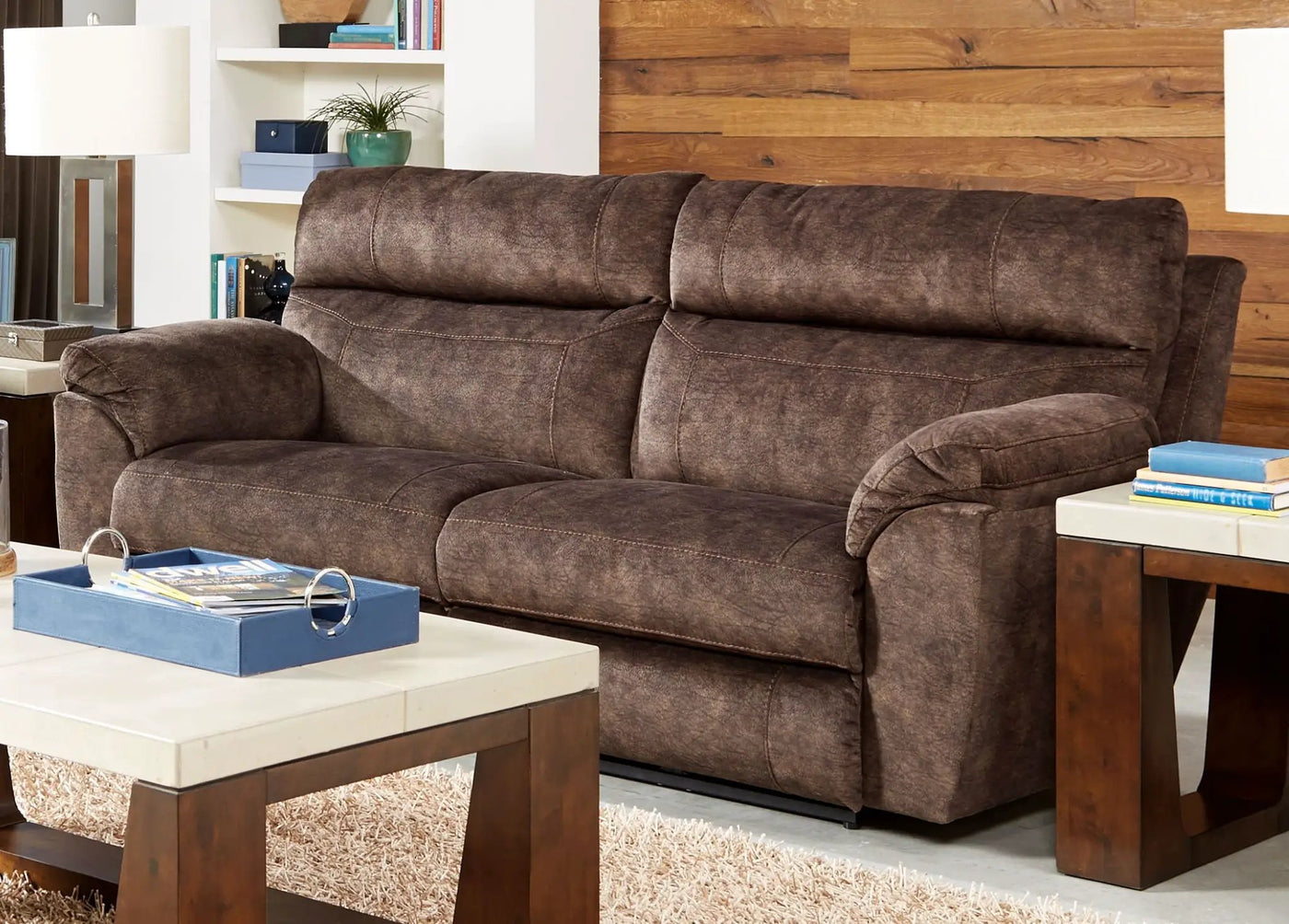 Sedona - Power Headrest With Lumbar Lay Flat Reclining Sofa by Unique Piece Furniture