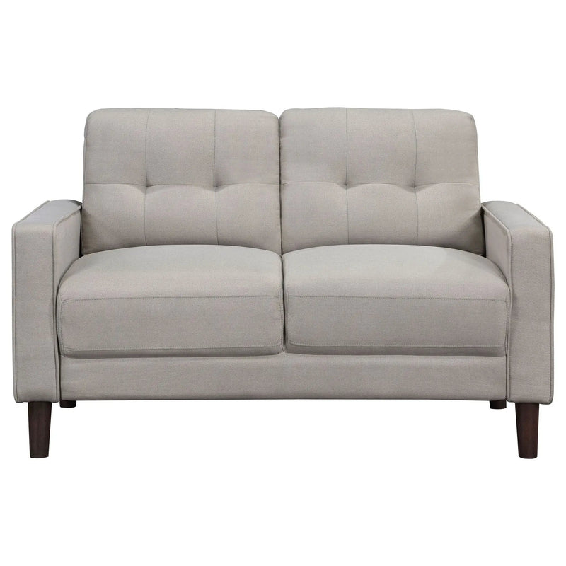 Bowen 3-piece Upholstered Track Arm Tufted Sofa Set Beige by Unique Piece Furniture