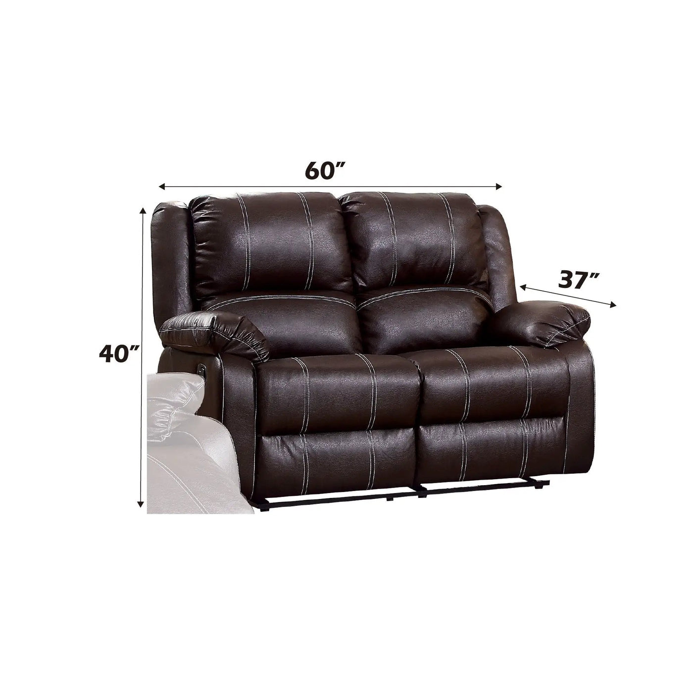 Zuriel - Recliner Loveseat by Unique Piece Furniture