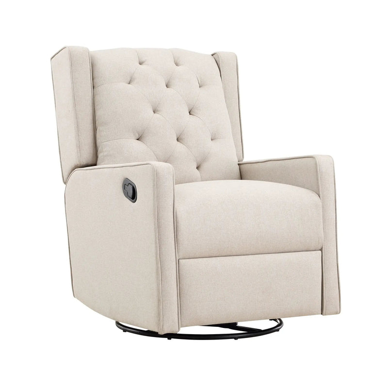 Milah - Gliding Swivel Recliner Tufted by Unique Piece Furniture