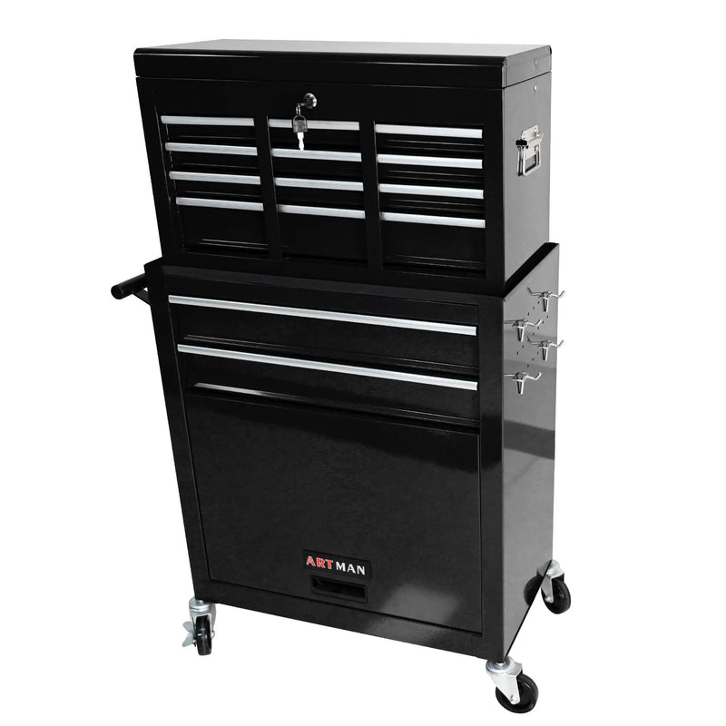 High Capacity Rolling Tool Chest With Wheels And Drawers, Storage Cabinet by HouseOfZazla