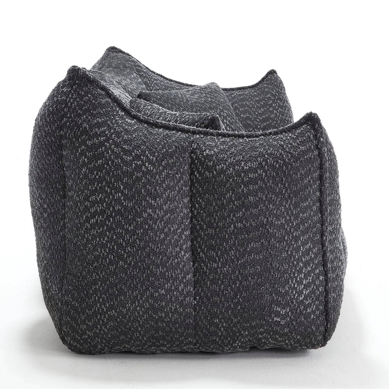 Comfortable Dual Beanbag Chair With High Resilience Foam Core For 2 People by HouseOfZazla