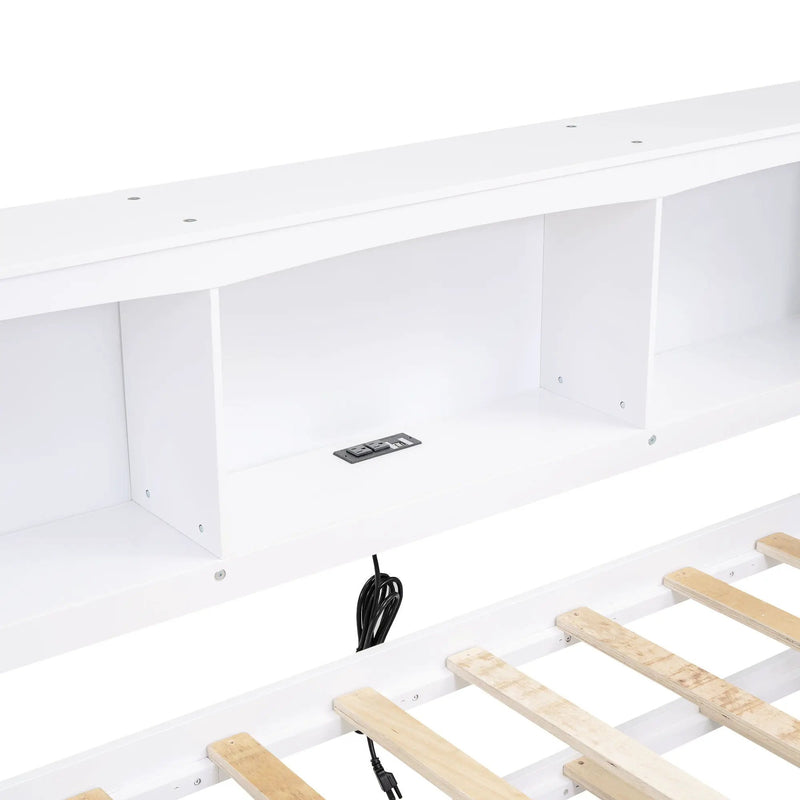 Daybed With Trundle, Storage Cabinets, USB Ports by HouseOfZazla