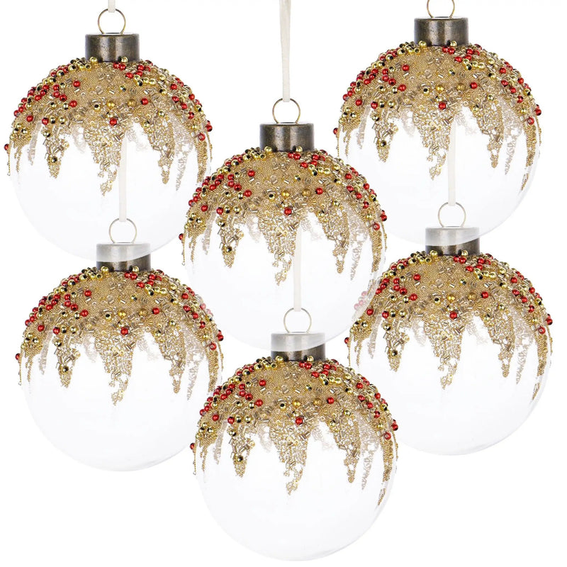 Christmas Ball Ornaments, Decorative Hanging Ball Christmas Tree Ornaments For Holiday Party Decorations by Unique Piece Furniture