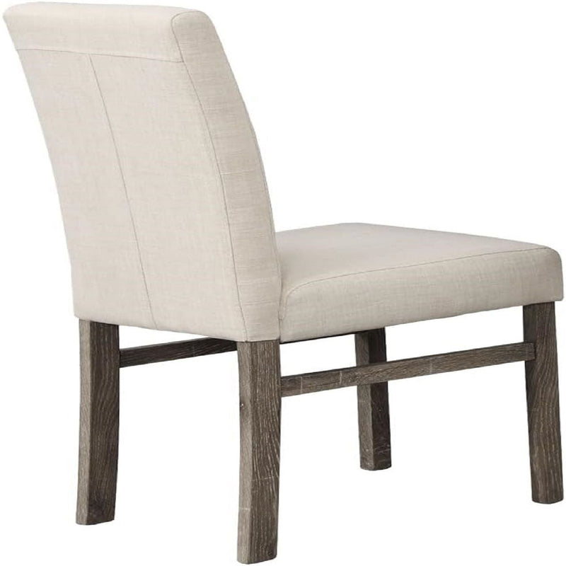 5 Piece Transitional Dining Set With Table And Upholstered Chairs by HouseOfZazla