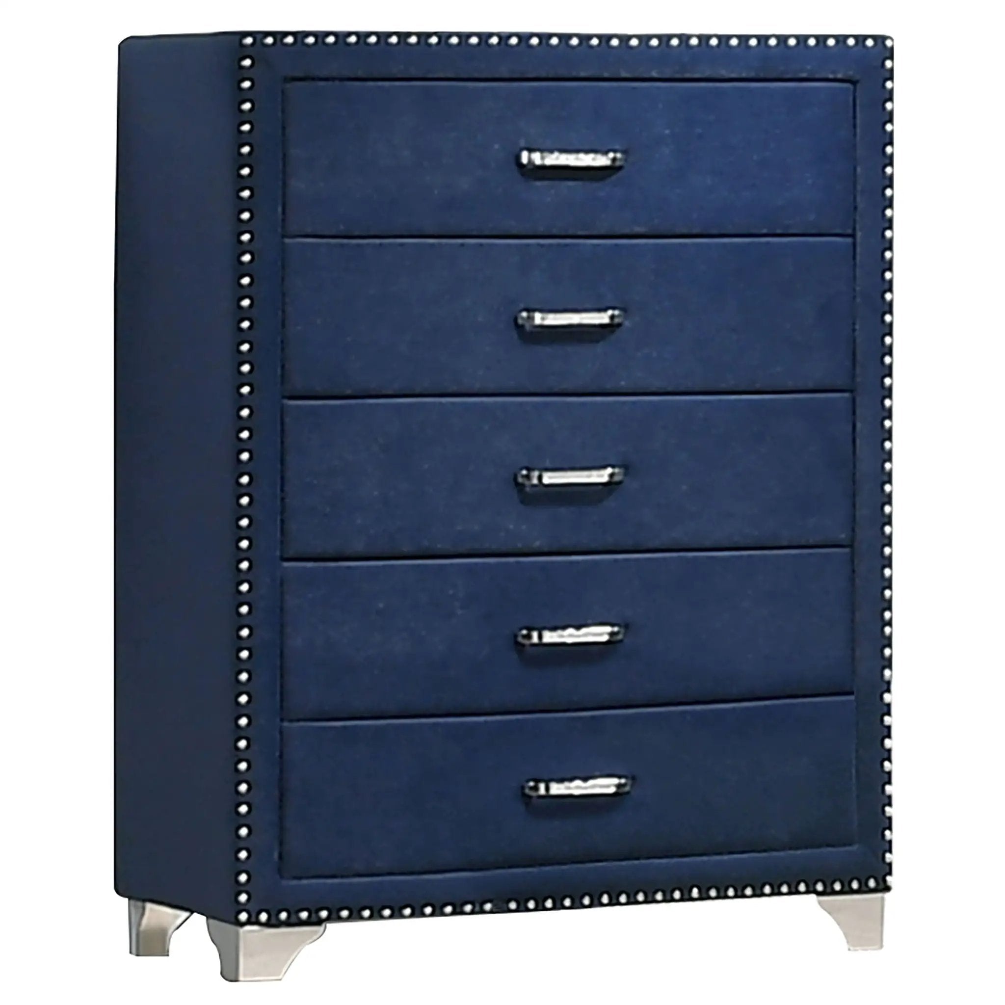 Melody 5-piece Eastern King Bedroom Set Pacific Blue by Unique Piece Furniture