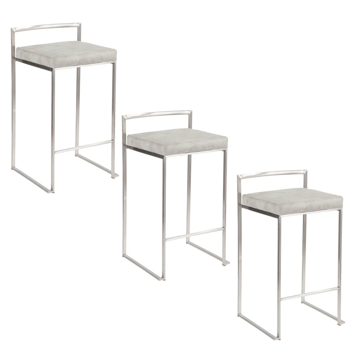 Fuji - Elegant Design Contemporary Stackable Counter Stool by HouseOfZazla