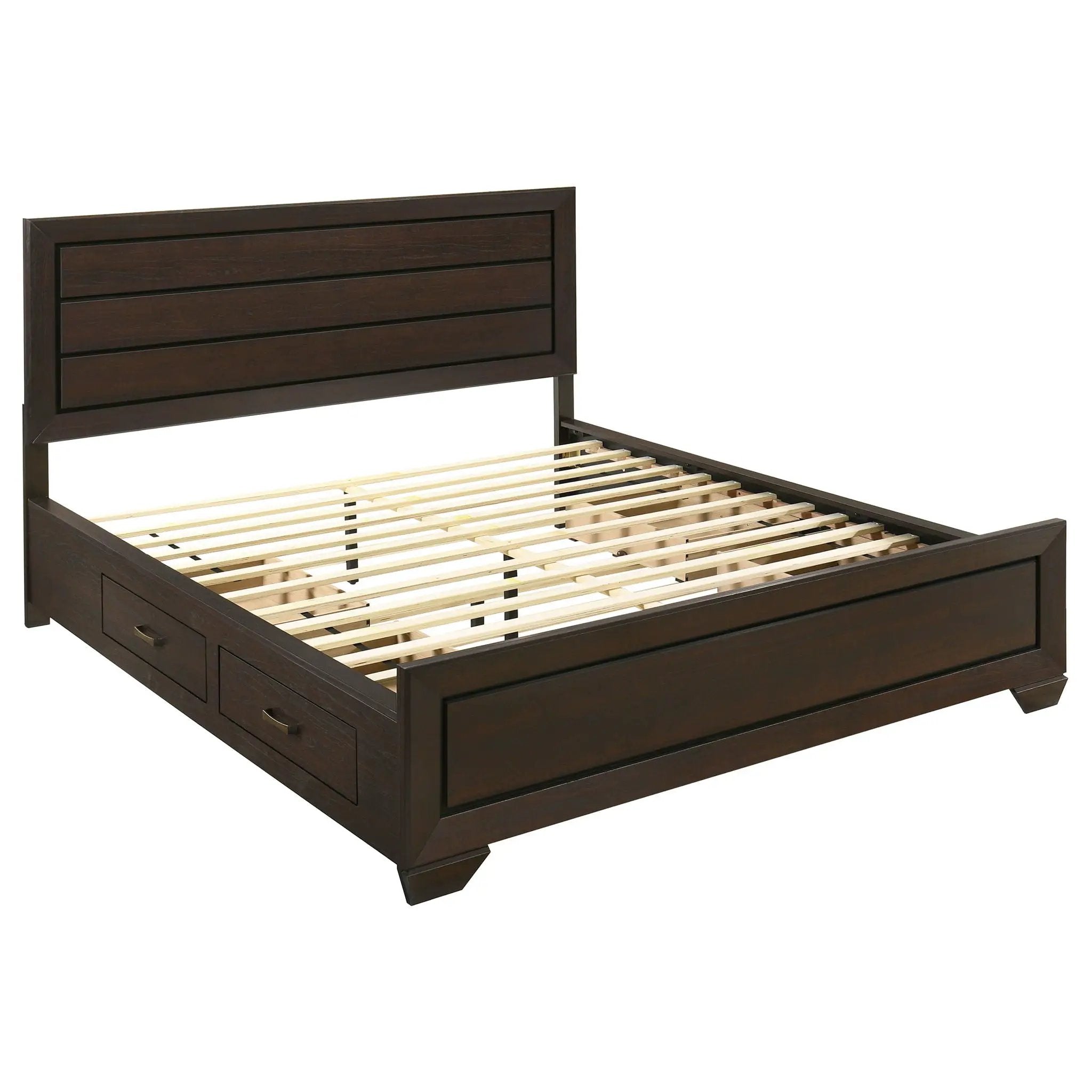 Kauffman 4-piece California King Bedroom Set Dark Cocoa by Unique Piece Furniture