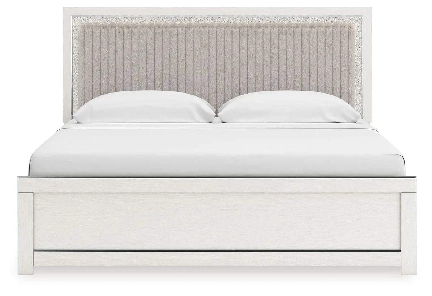 Zuraleus - Upholstered Panel Platform Bed With Roll Slats by Unique Piece Furniture