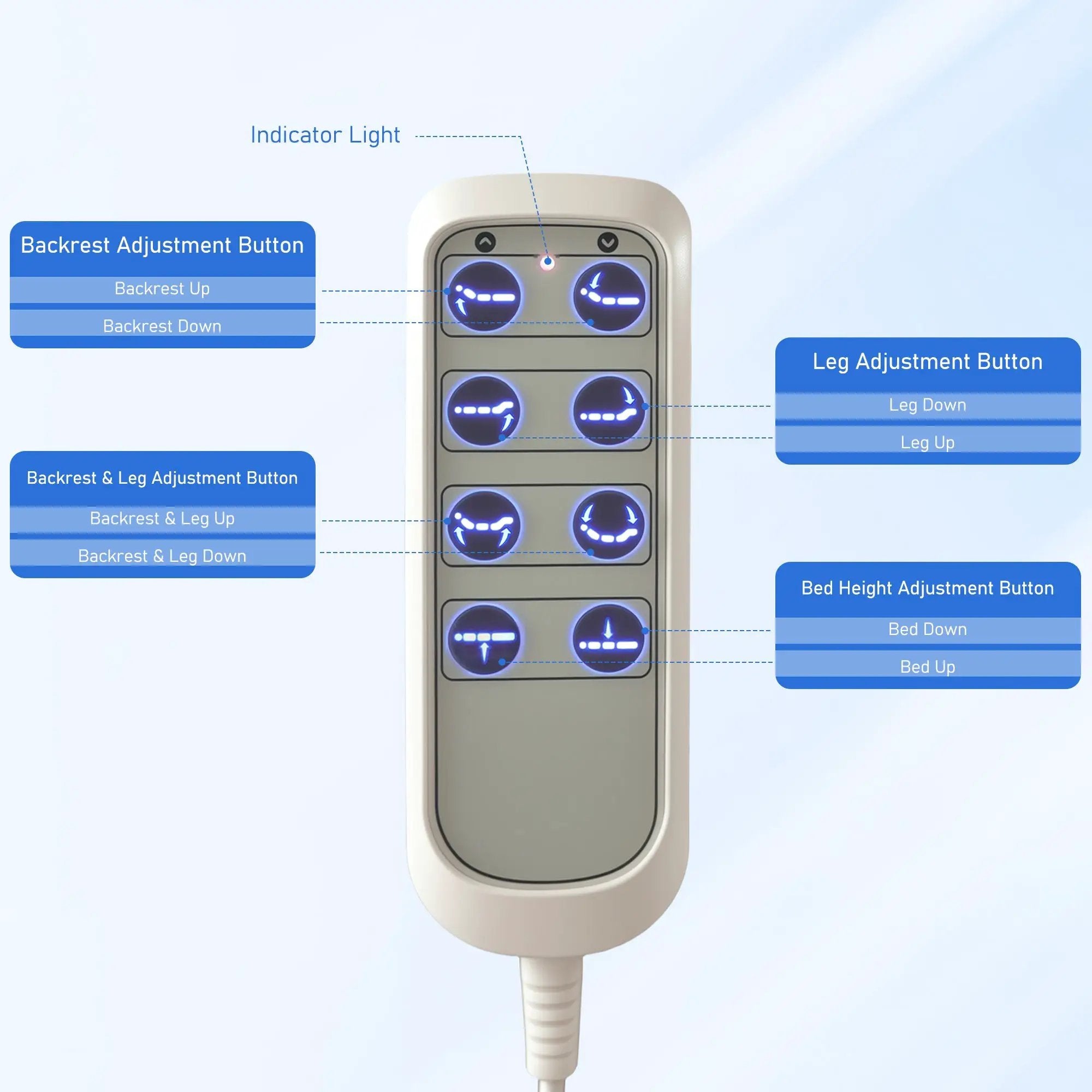 Electric Hospital Bed for Home Care by HouseOfZazla