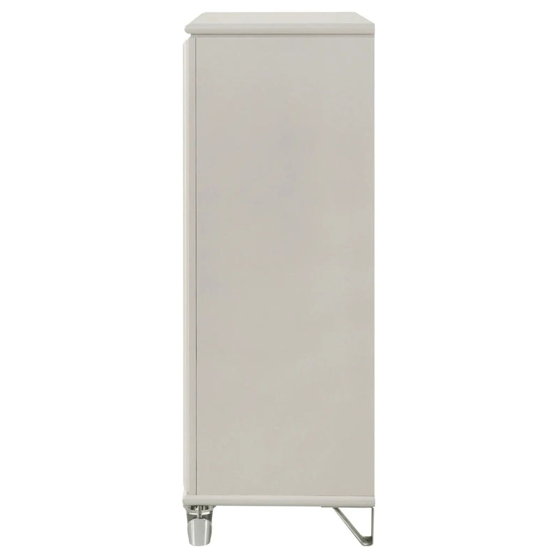 Gwendolyn - 5 Drawer Bedroom Chest Of Drawers - White by HouseOfZazla