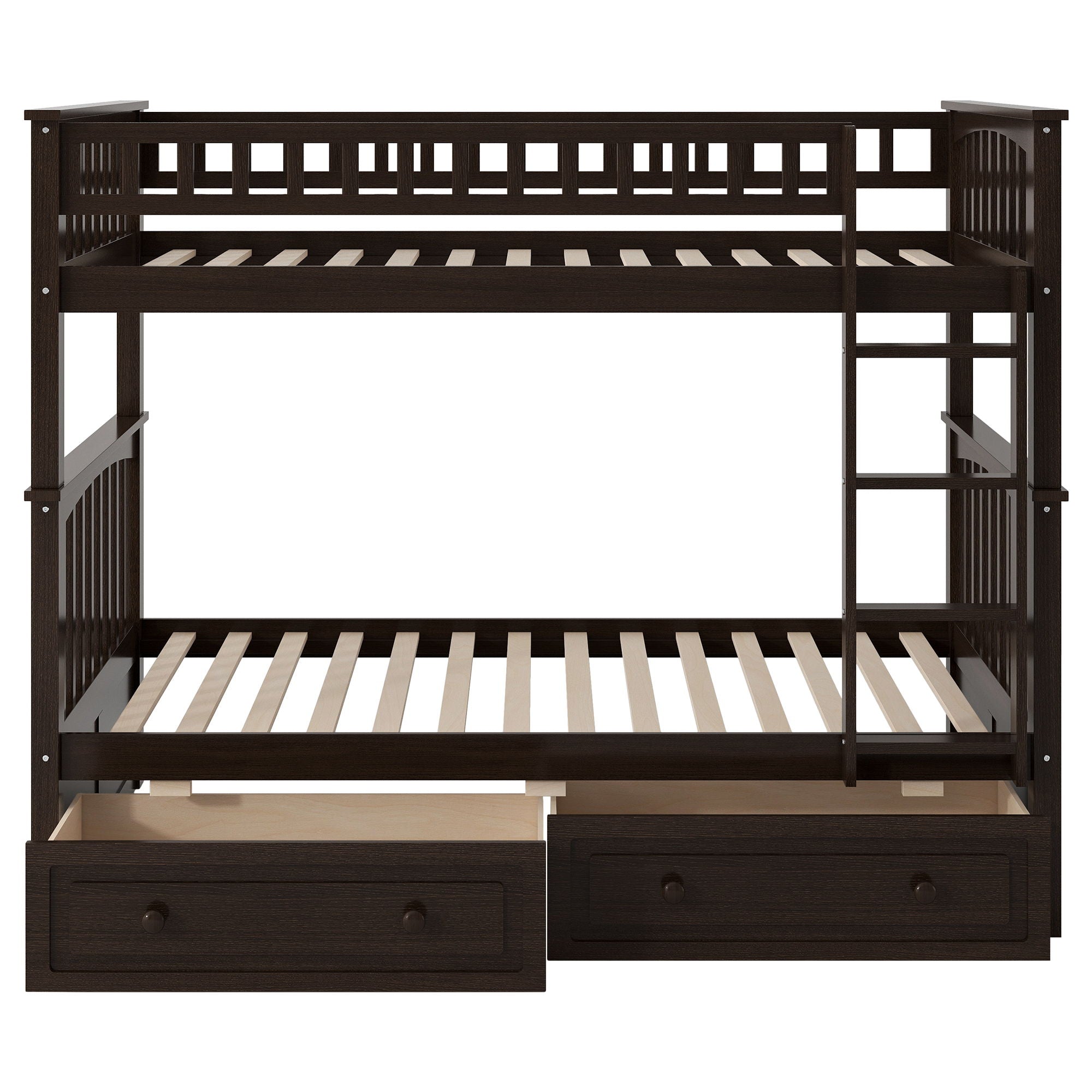 Bunk Bed With Drawers, Convertible Design by HouseOfZazla